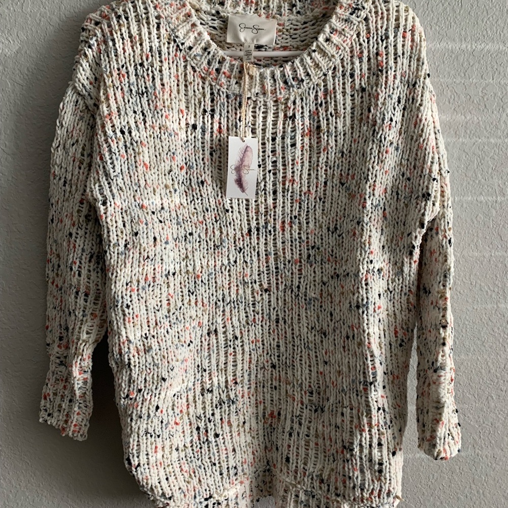 Multi colored sweater